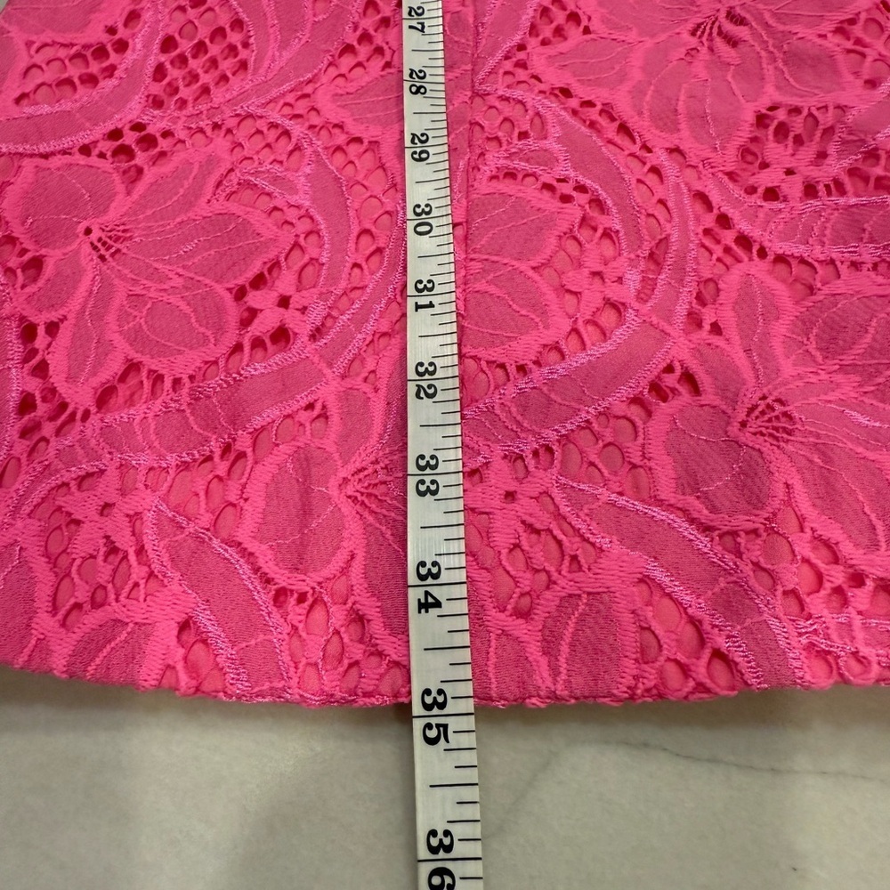 Lilly Pulitzer Allyson Dress Size 00 Pink Tropics Floral Lace NWT - Picture 6 of 16